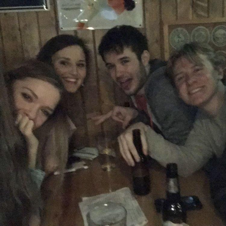 This is the first photo taken of us! Back in 2018 at the Crescent Moon Alehouse in Omaha, Nebraska, and featuring our great friends.