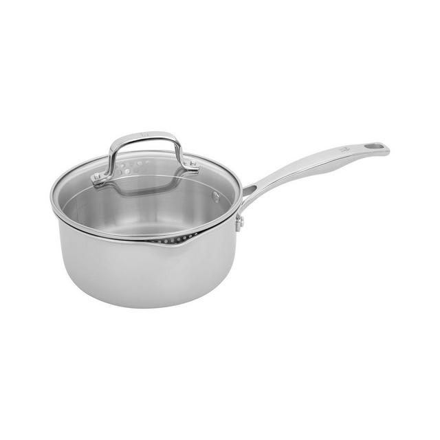 Henckels Clad H3 Stainless Steel 2 Quart Saucepan with Lid