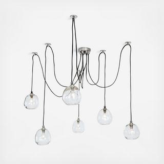 Molten Spider Small With Clear Glass