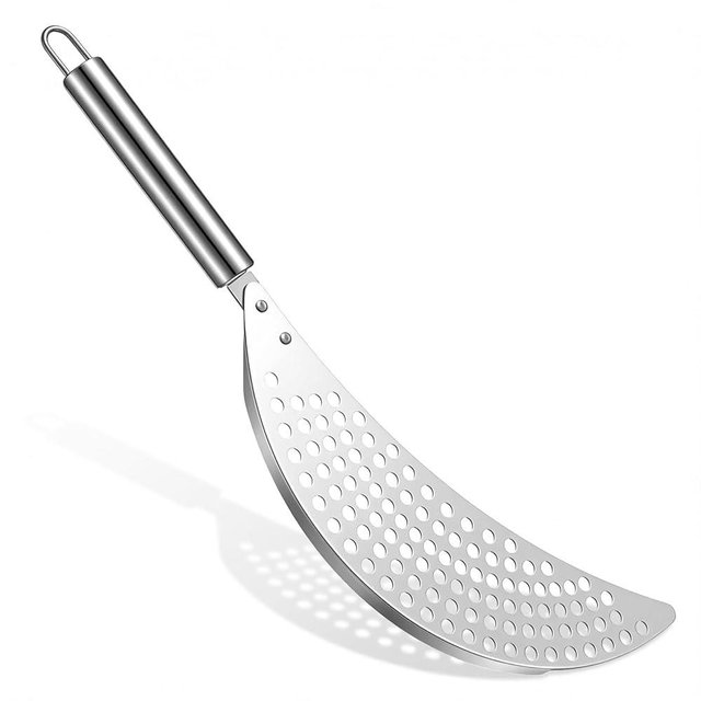 Guduling Pot Strainer with Handle,Stainless Steel Strainer for Pot,Pan Strainers for Universal Stovetop Drain Insert,Noodles, Fried Foods & Fruit, Fits Most Pots and Pans