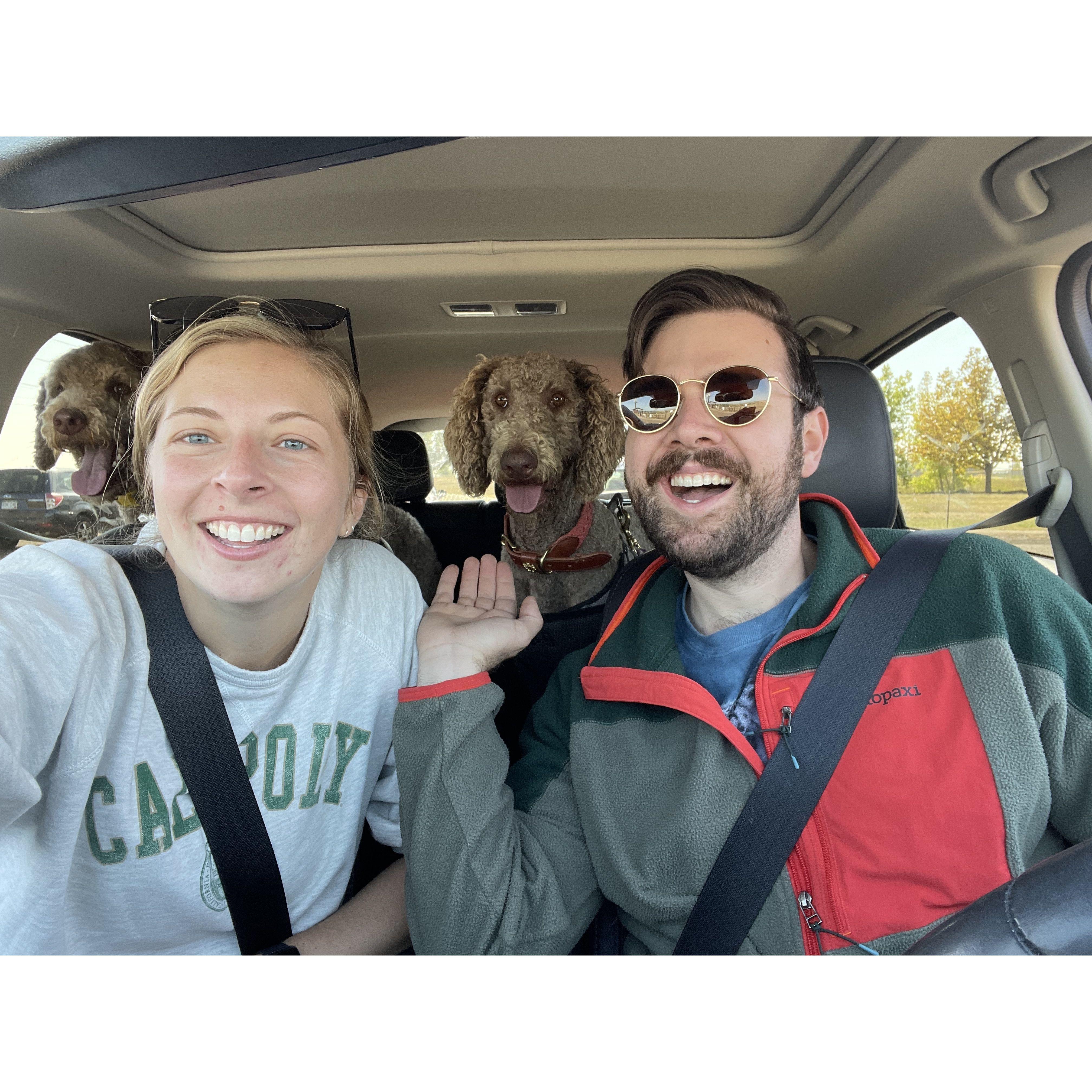 We decided to adopt Phoebe (Beef)! This was a photo from the first time we met her, fell in love, and decided to bring her home :)