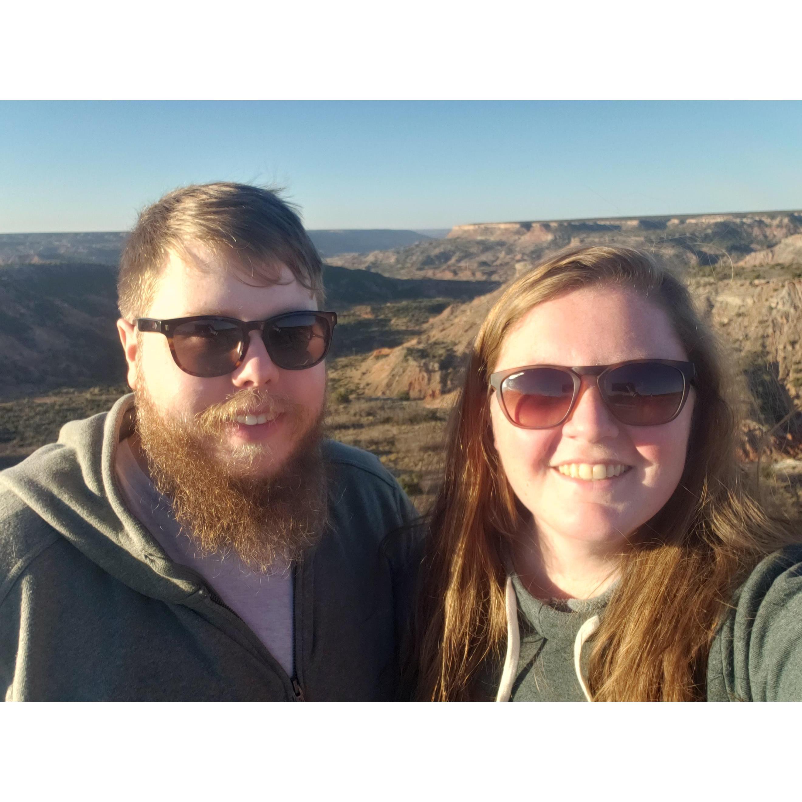 Road tripping through Texas in Palo Duro Canyon State Park