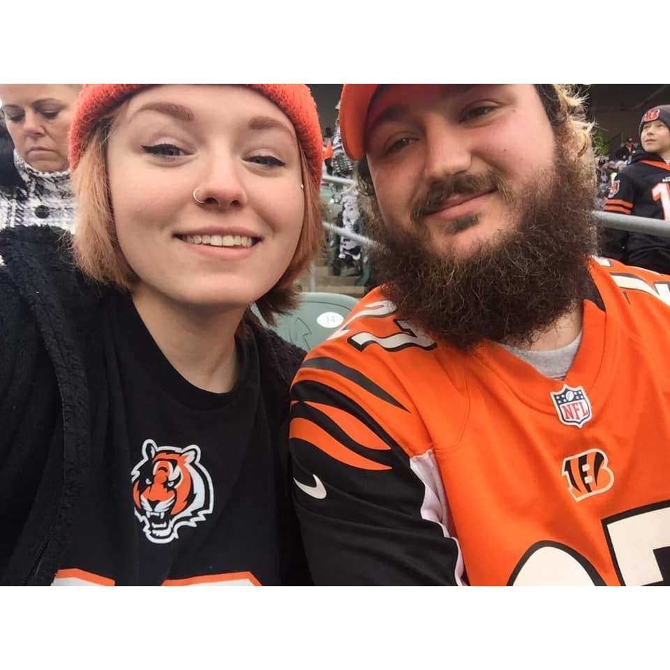 Watching the Bengals.