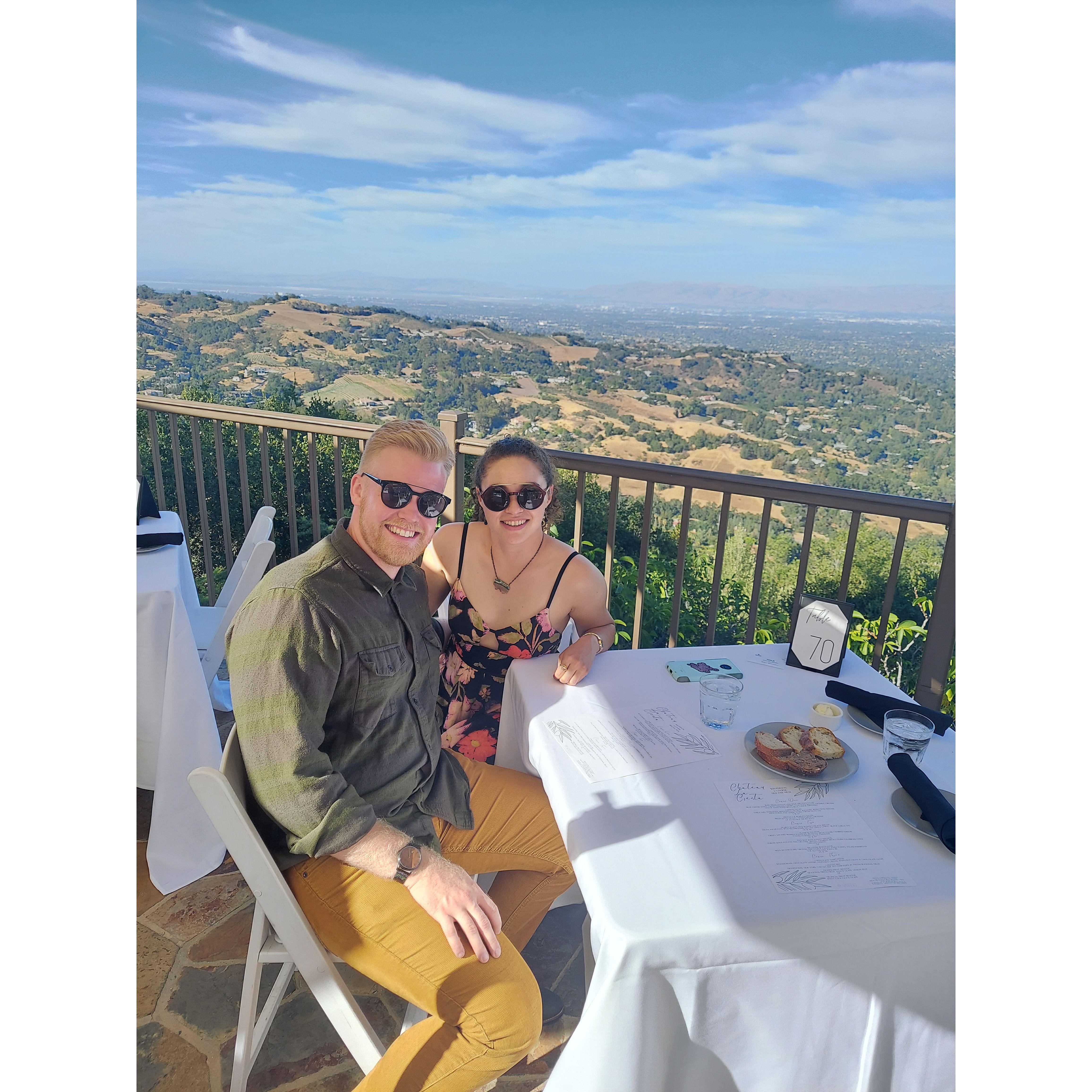 Michelle and Ryan at the Mountain Winery, Santa Cruz - Aug 2022