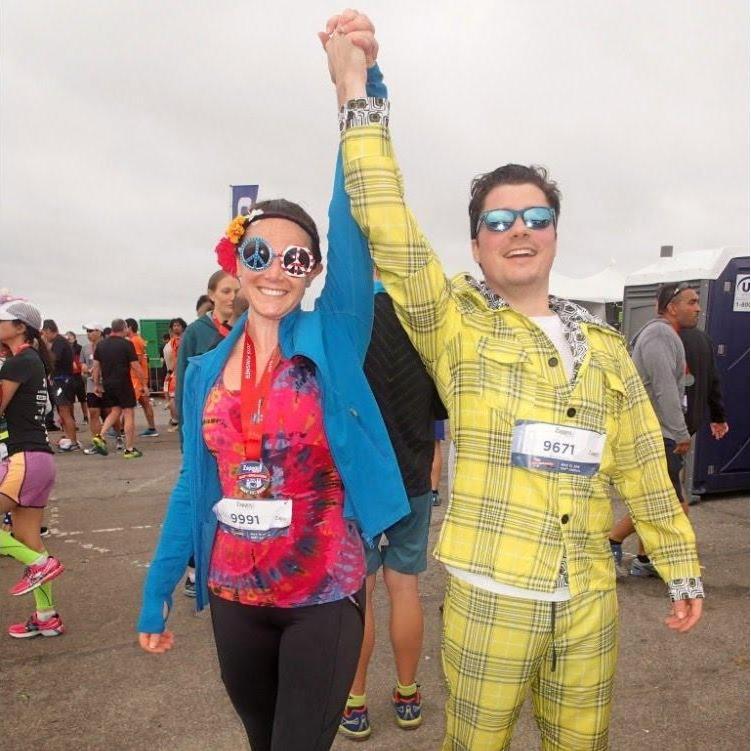We ran Bay to Breakers together in May 2015. We had just as much training together as we did running the race.