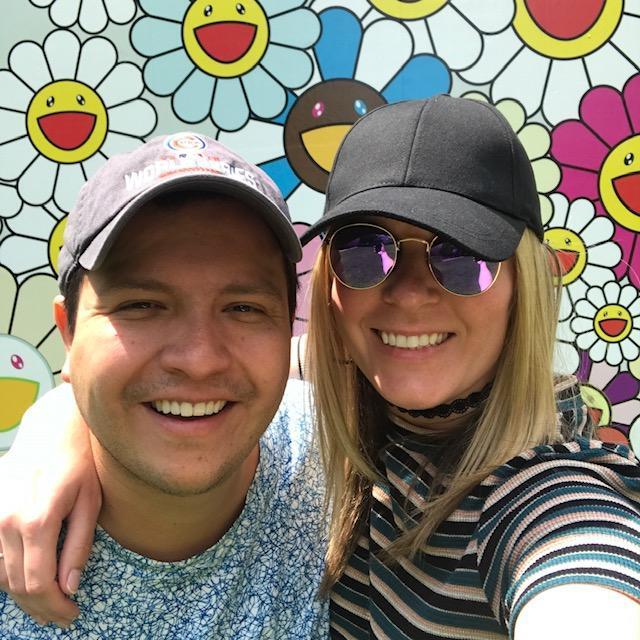 Visiting the Takashi Murakami exhibit in Chicago!