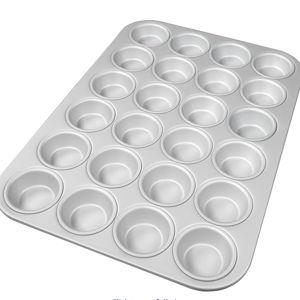Fat Daddio's Anodized Aluminum Mini Muffin Pan, 11.2 x 15.8 Inch