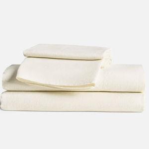 Washed European Linen Core Sheet Set (Cream)