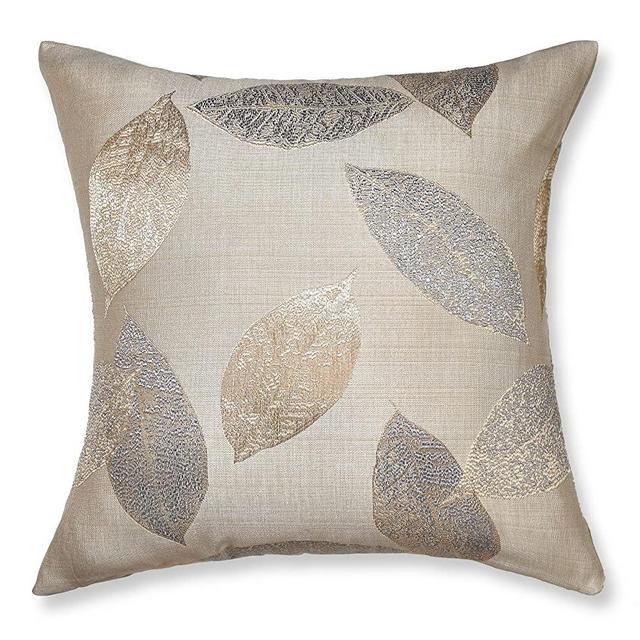 Violet Linen VL-69617-Milano-Pillow-Blu Decorative Throw Pillow, 18" x 18", Blue