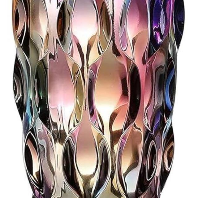 CEMABT Glass Vases for Flowers，Thickened 3.4 lb Morden vases for Tables Centerpieces, vase for Home Decor, Crystal,Colorful and Clear Rose Large Vases Christmas Day Gifts(Heavy Duty)