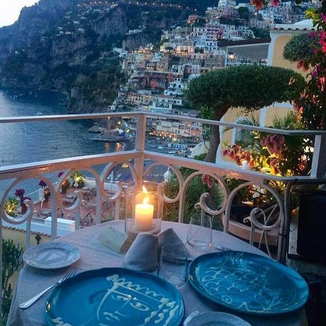 Dinner in Positano