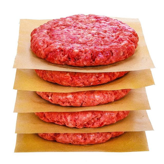 Hiware 200 Count Unbleached Parchment Paper Squares 6" x 6", Non-Stick Wax Paper Sheets for Separate Burgers, Cookies & Other Foods When Storing, Freezing