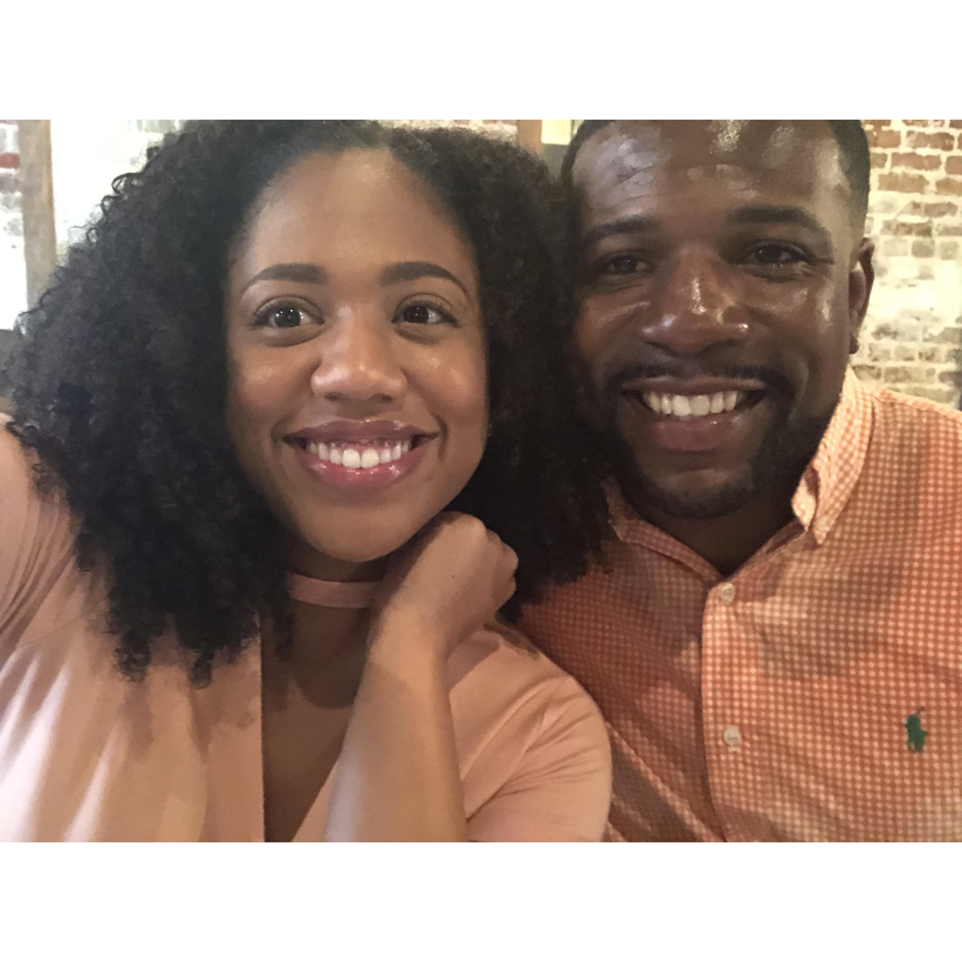 Enjoying brunch at Cane & Table while on our first road trip to New Orleans :)