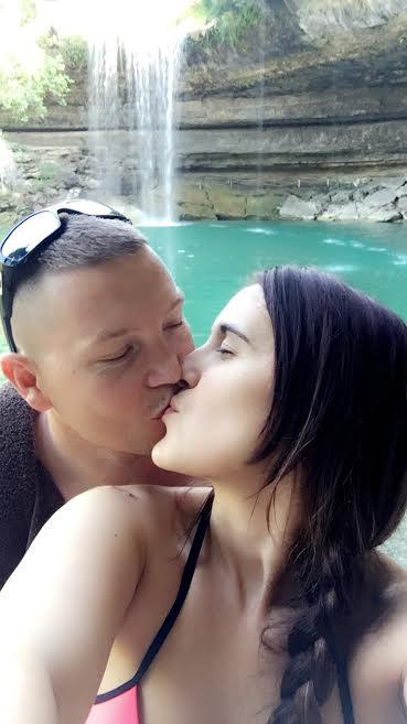 The beautiful waterfall in Texas!