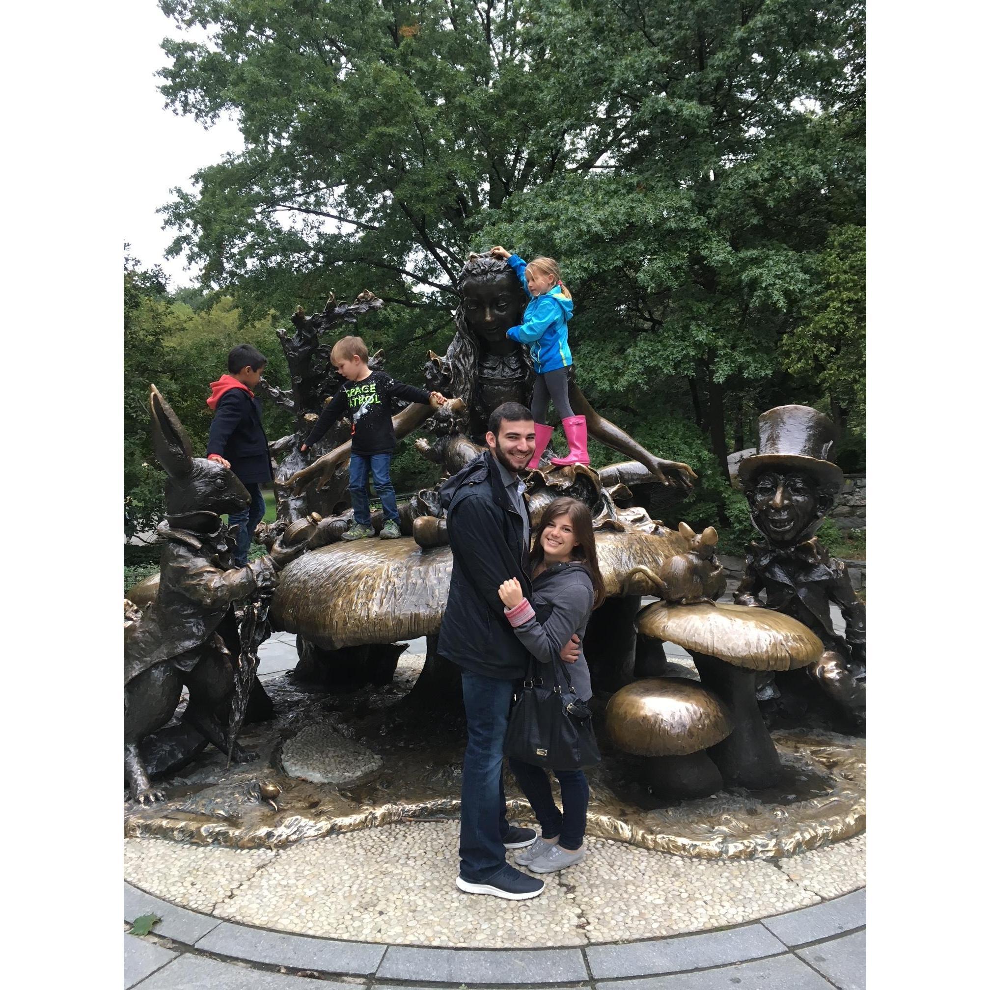 Our first trip to New York in 2016.