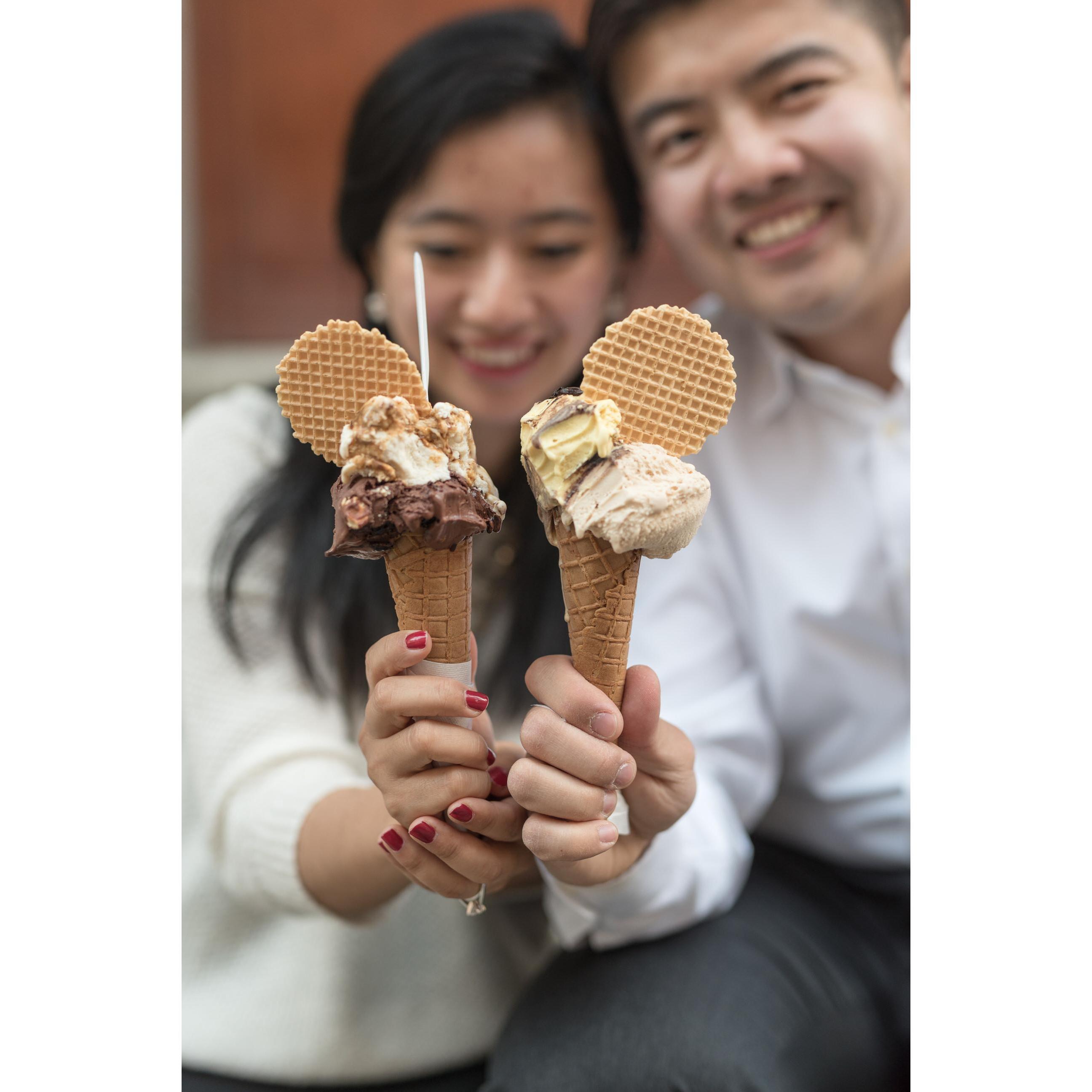 Yum! Gelato!
