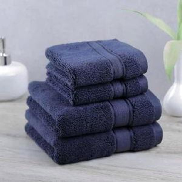 100% HydroCotton | Includes: 2 Luxury Bath Towels, 2 Hand Towels & 2 Washcloths | Quality, Ultra Soft Towel Set | 6 Piece Set (Blue)