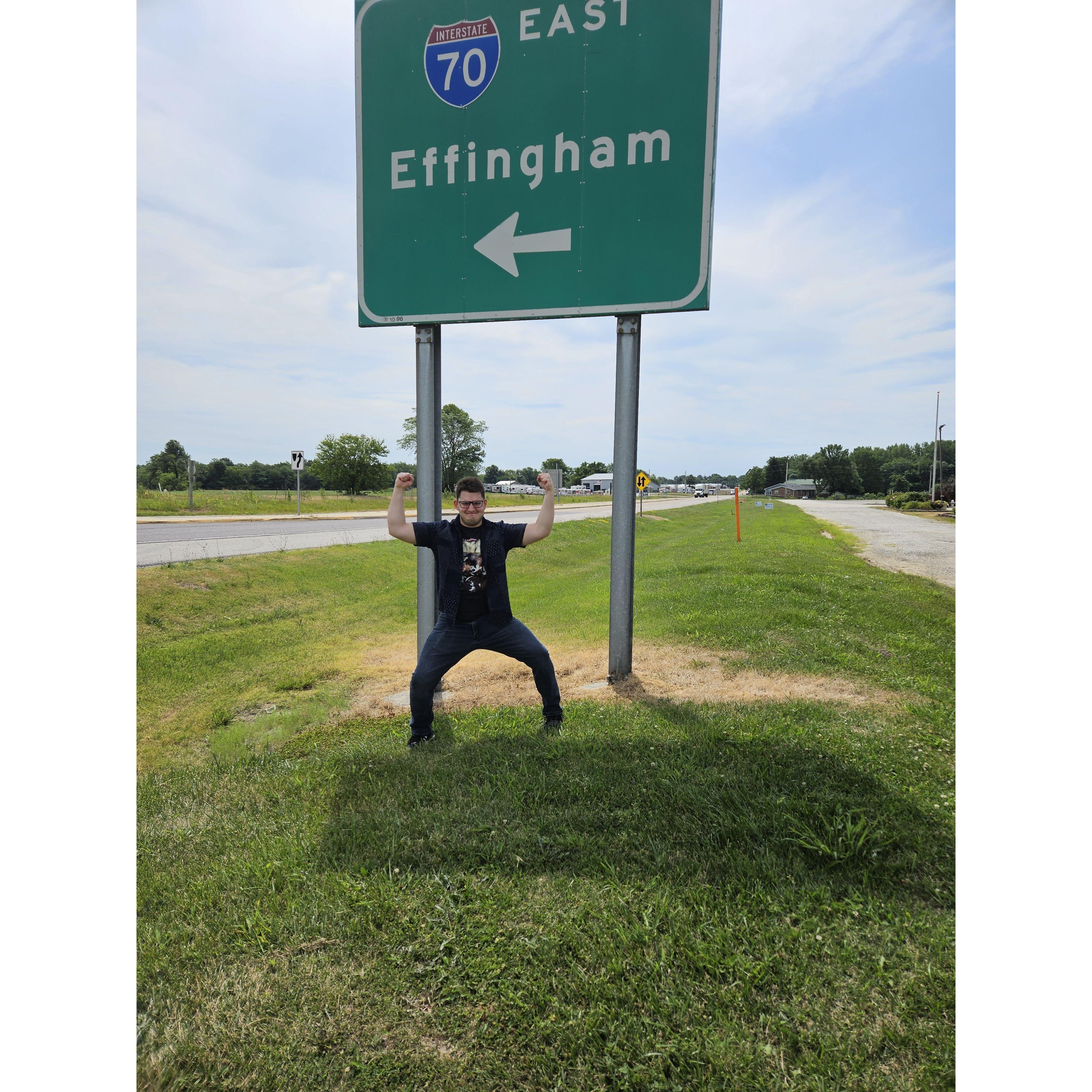 "Grandma can you pass some Effingham?" -Wyatt