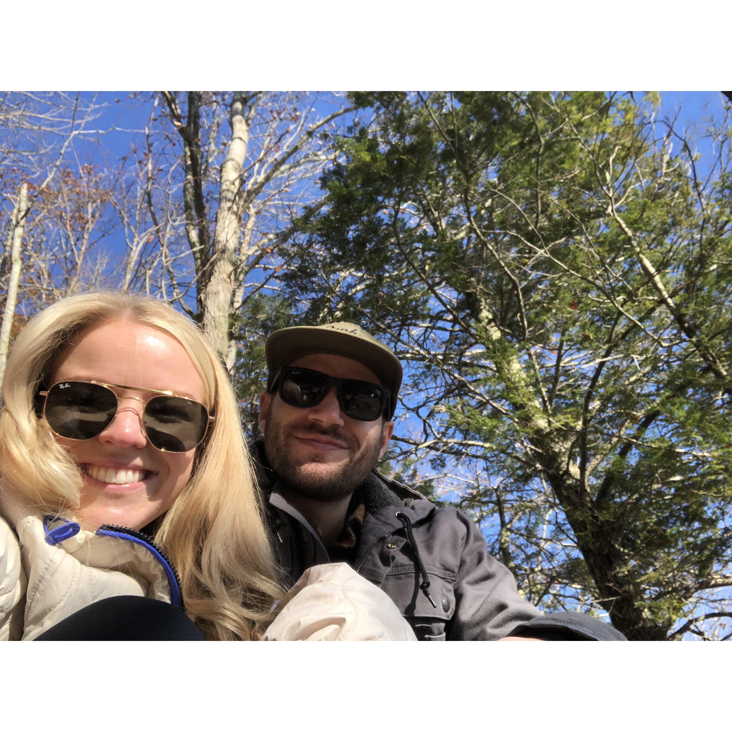 Yet another Portland, ME visit. This was taken either before or after Ross's big annual LLBean blowout shopping spree.