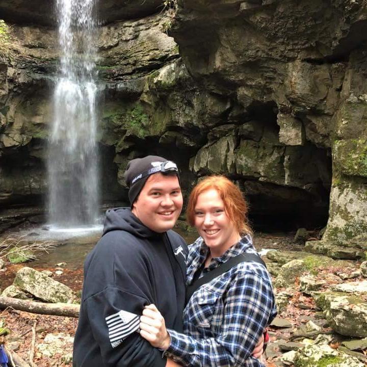I took him and Michelle and her husband caving!