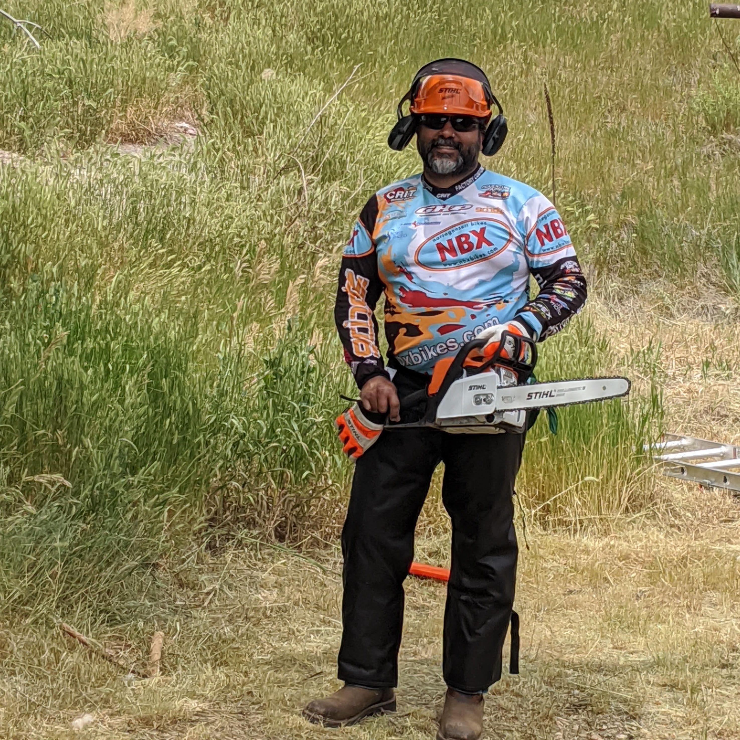 First chainsaw. Certainly not the only one we own now.