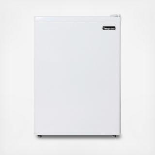 2.4-Cu. Ft. Mini Refrigerator with Half-Width Freezer Compartment