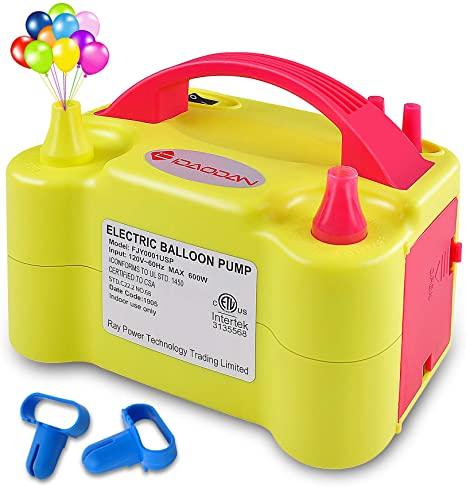 IDAODAN Electric Balloon Pump, Portable Electric Balloon Blower