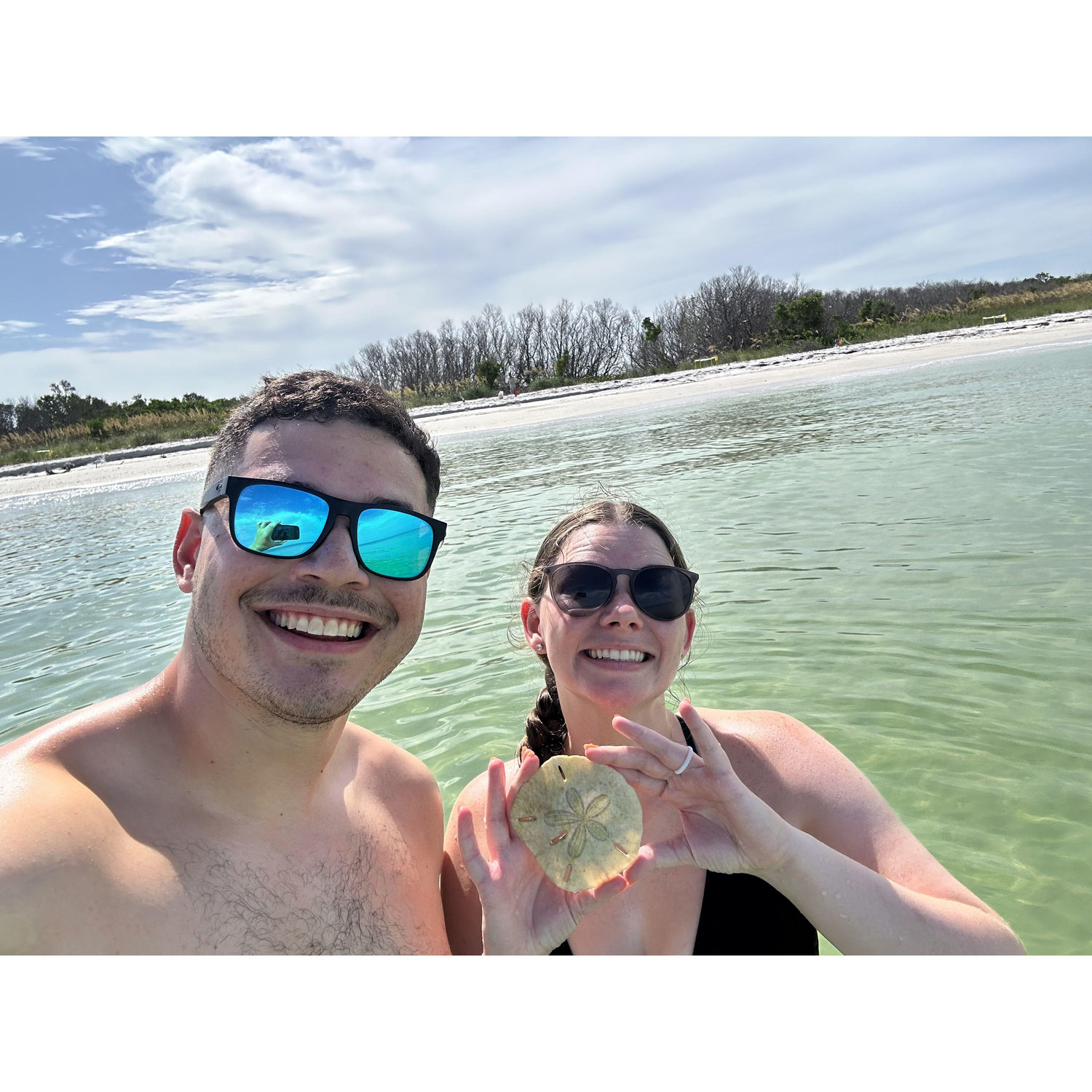 3rd annual St. Pete trip, sand dollars were found but sadly forgotten at the airbnb
