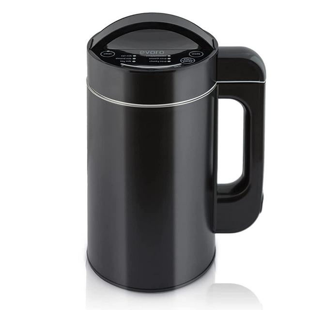 Nut Milk Maker Machine • 40oz • Make Delicious and Healthy Plant Milks In Minutes With Press Of A Button • Oat, Almond, Soy, Coconut, Cashew, Macadamia, Hemp and more • 6-in-1 Multi-Functional (also makes Soups, Smoothies, Juices, Hot Remedies, Porridges and more) • Easy Clean and Auto Clean