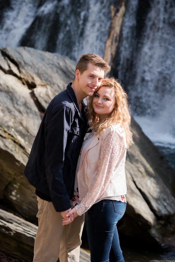 The waterfall is the third best looking thing in this picture.