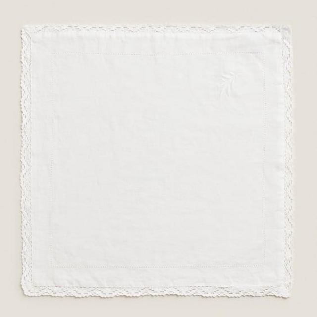 EMBROIDERED LINEN BLEND NAPKINS (PACK OF 2)