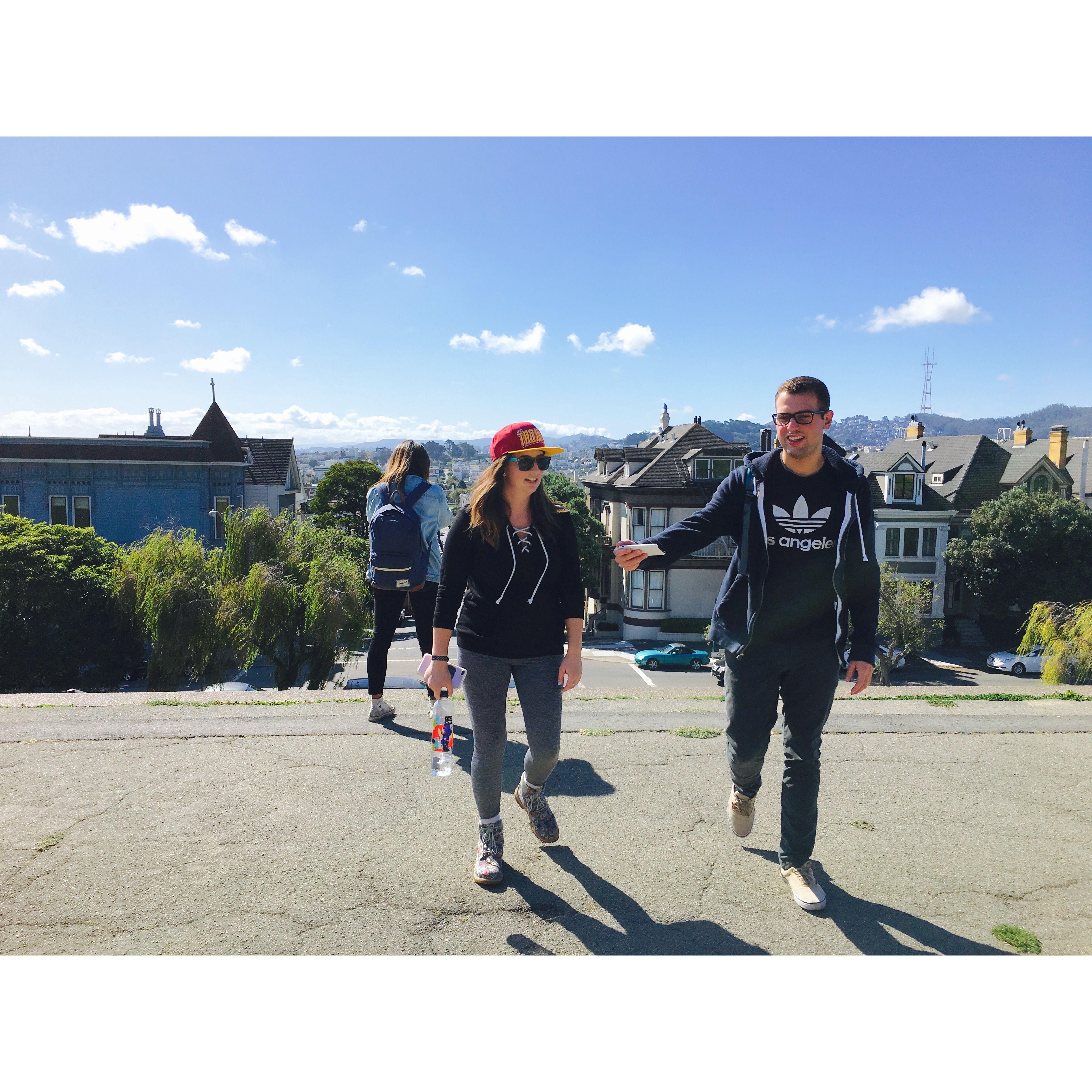 October 2017: Grace and Stephen took part in the traditional USC Senior Weekender trip to San Francisco for the USC vs. Cal game!