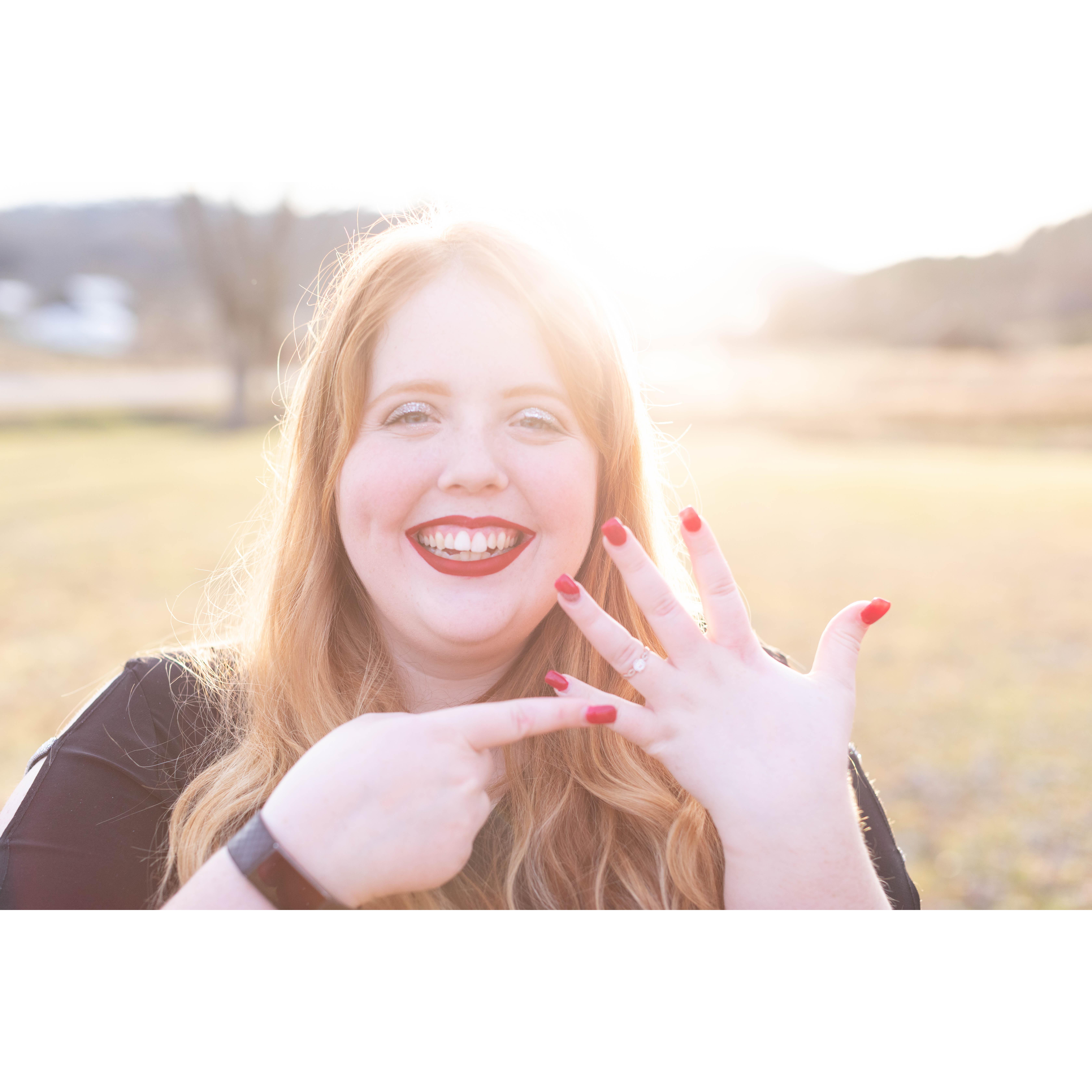 Happily sharing my joy about my ring!