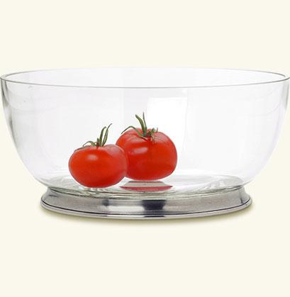 Round Crystal Serving Bowl