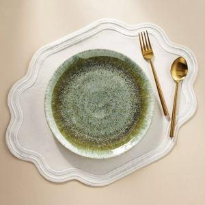 Madeline Embroidered Cotton Placemat - NEUTRAL