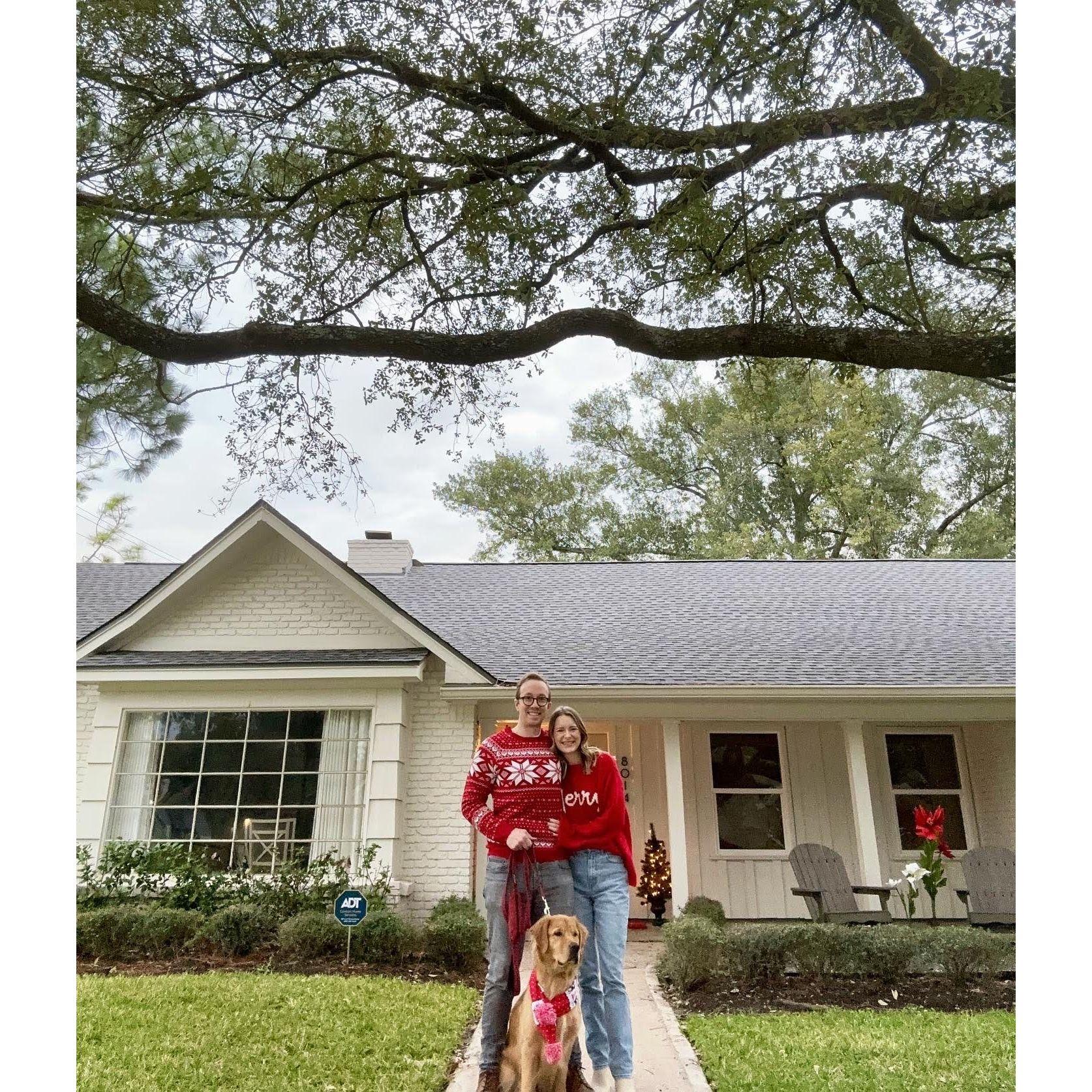 Celebrating our first Christmas in our new home.