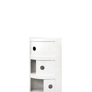 Kartell Componibili Drawer, Pack of 3, White