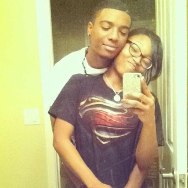 The first picture we took together after we were official boyfriend and girlfriend!