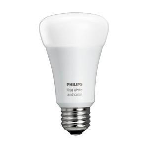 Hue 60W Equivalence White and Color Ambiance A19 Single LED Energy Star Light Bulb
