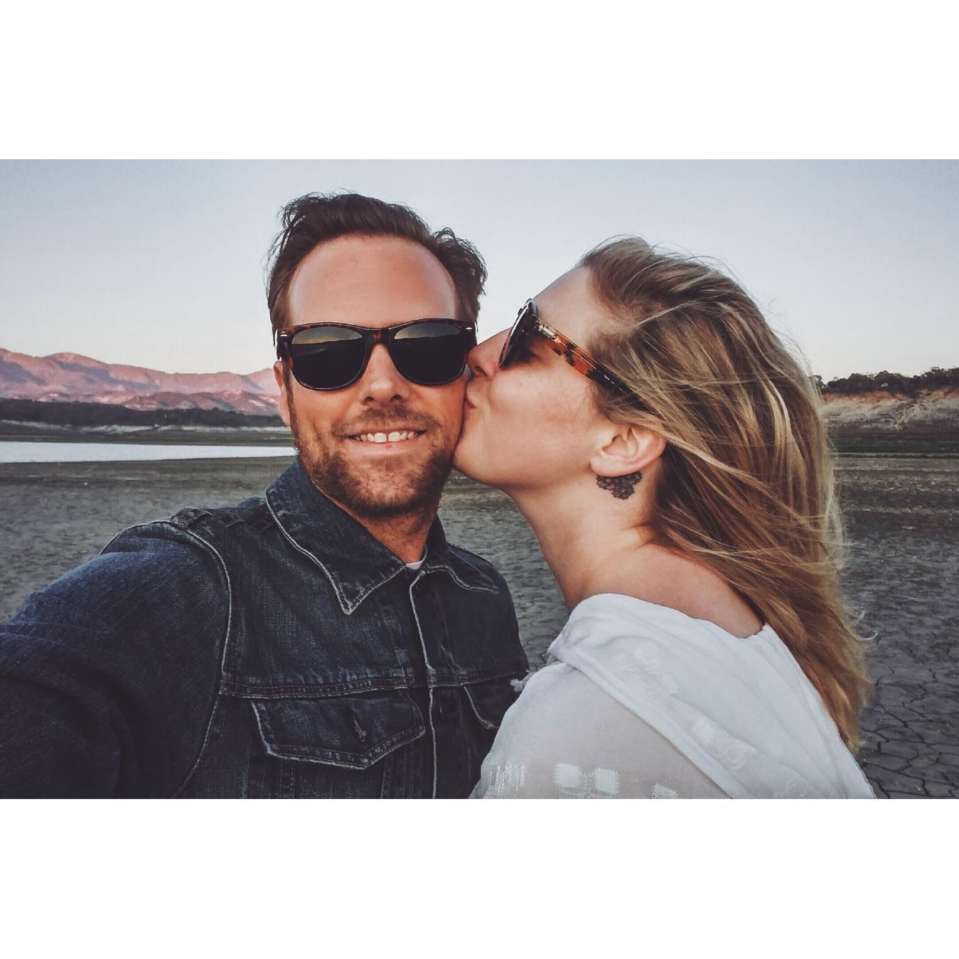 Our first valentines day in Lake Cachuma!
