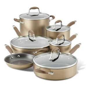 Anolon 11-Piece Cookware Set - Bronze