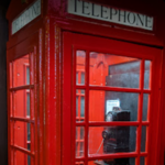 Red Phone Booth Downtown Atlanta