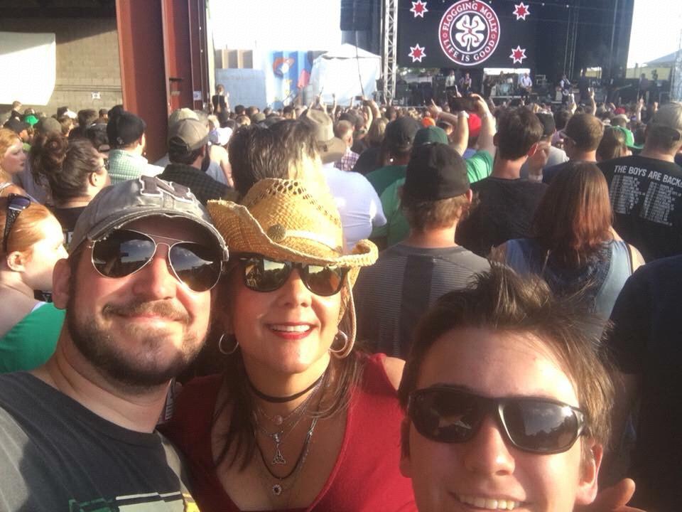 At Flogging Molly in Denver