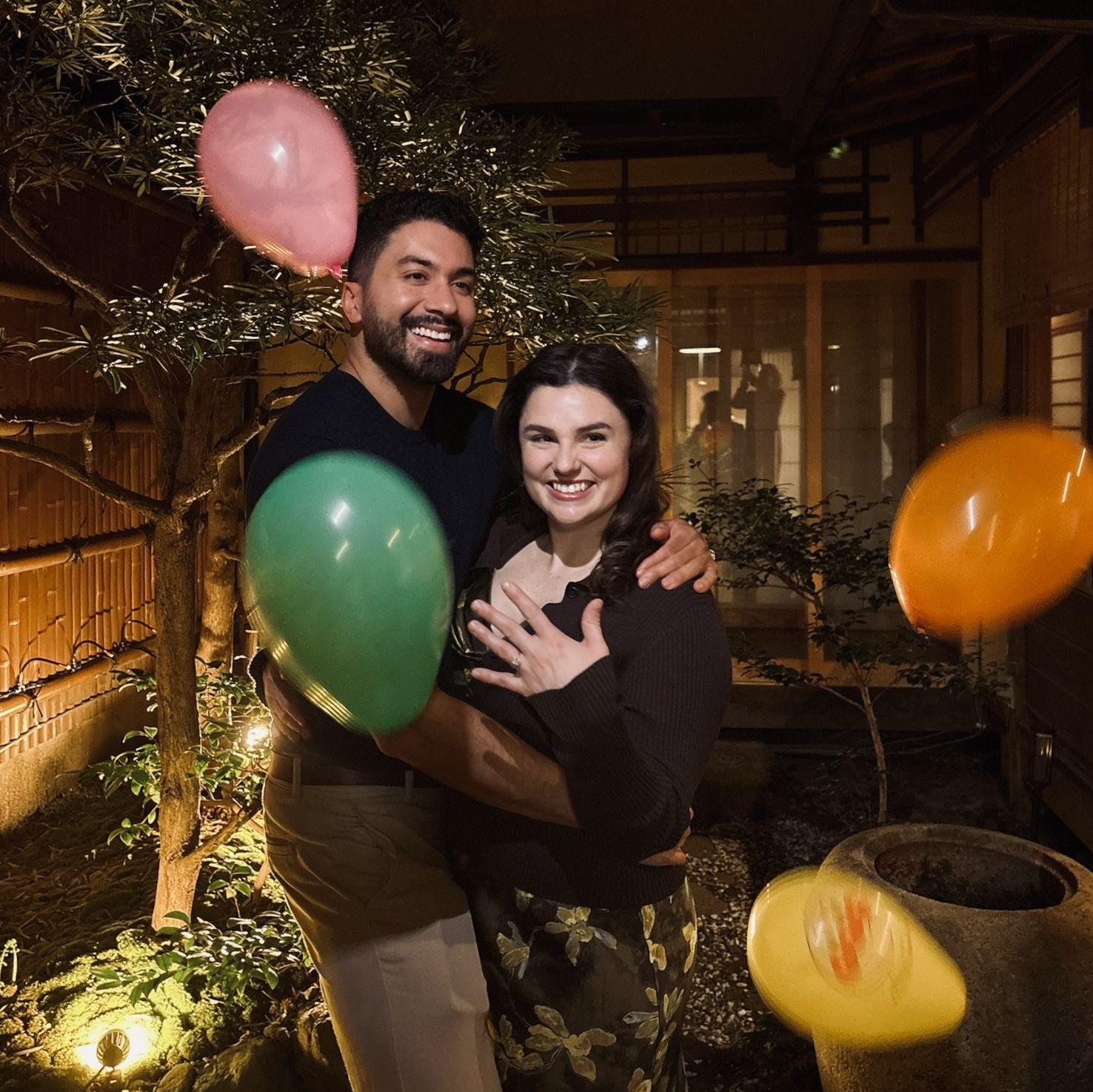 An impromptu engagement photo shoot in Japan, thanks to our wonderful friends!