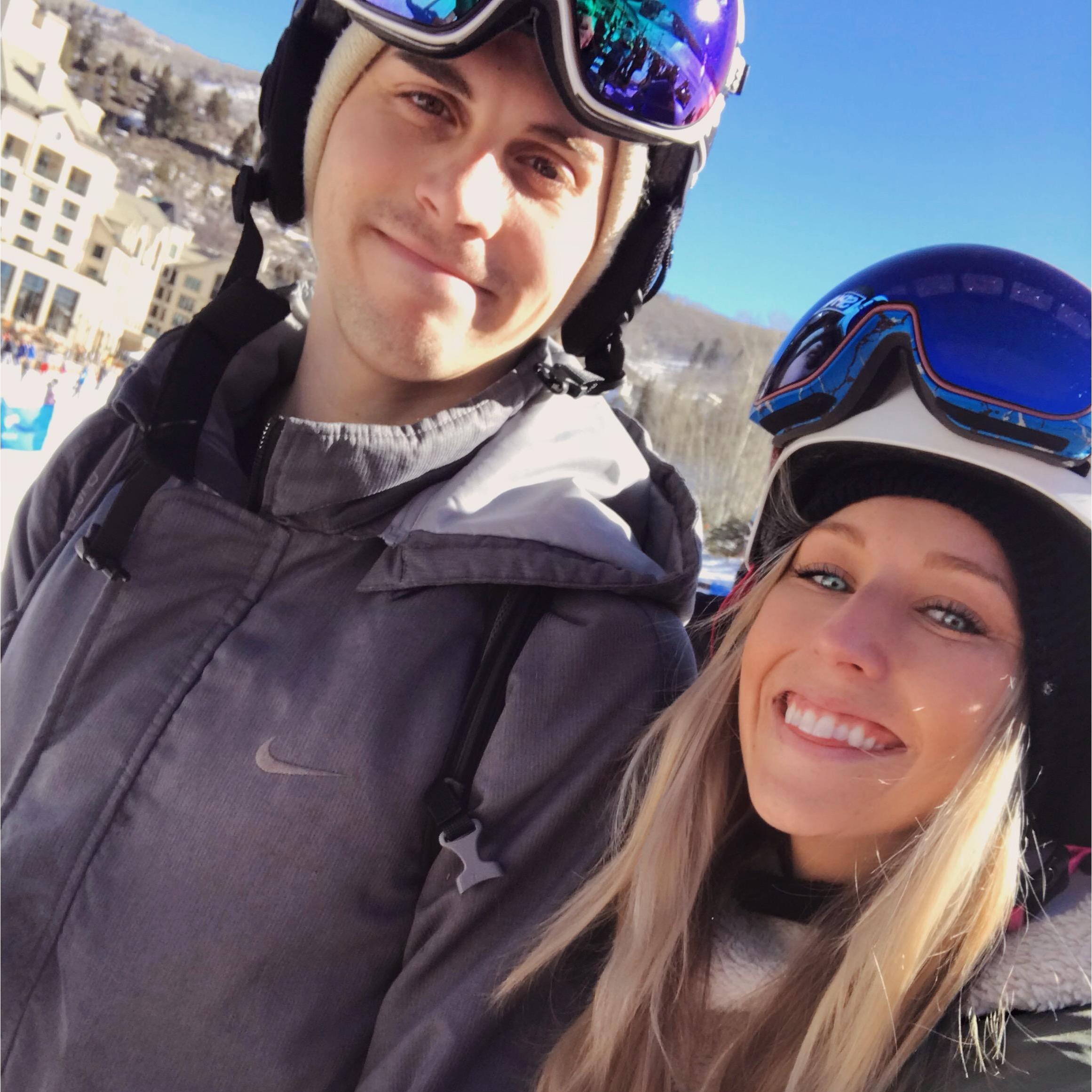 A vail snowboard day together March 2018