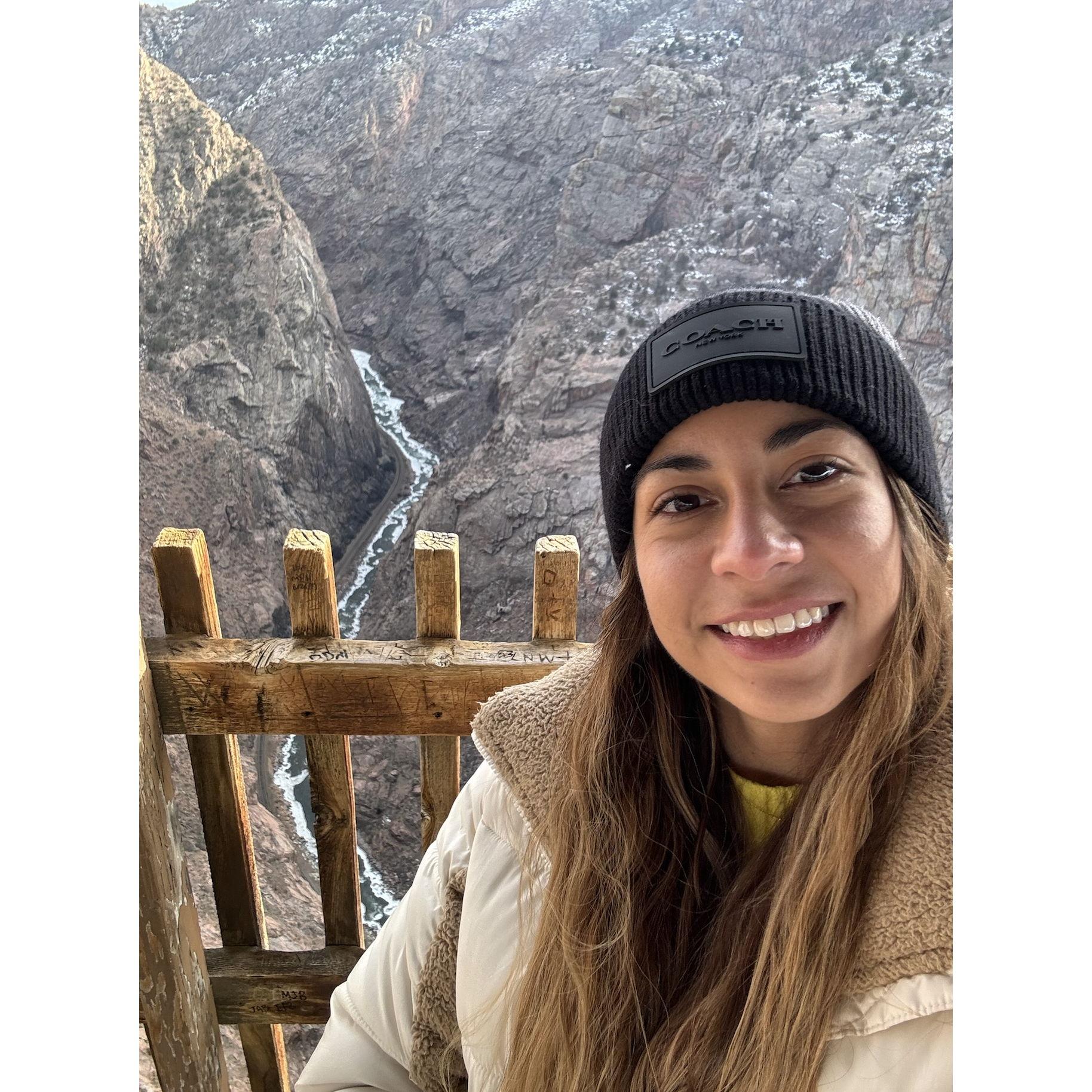 At the Royal Gorge.