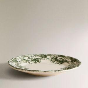FLORAL EARTHENWARE SIDE PLATE