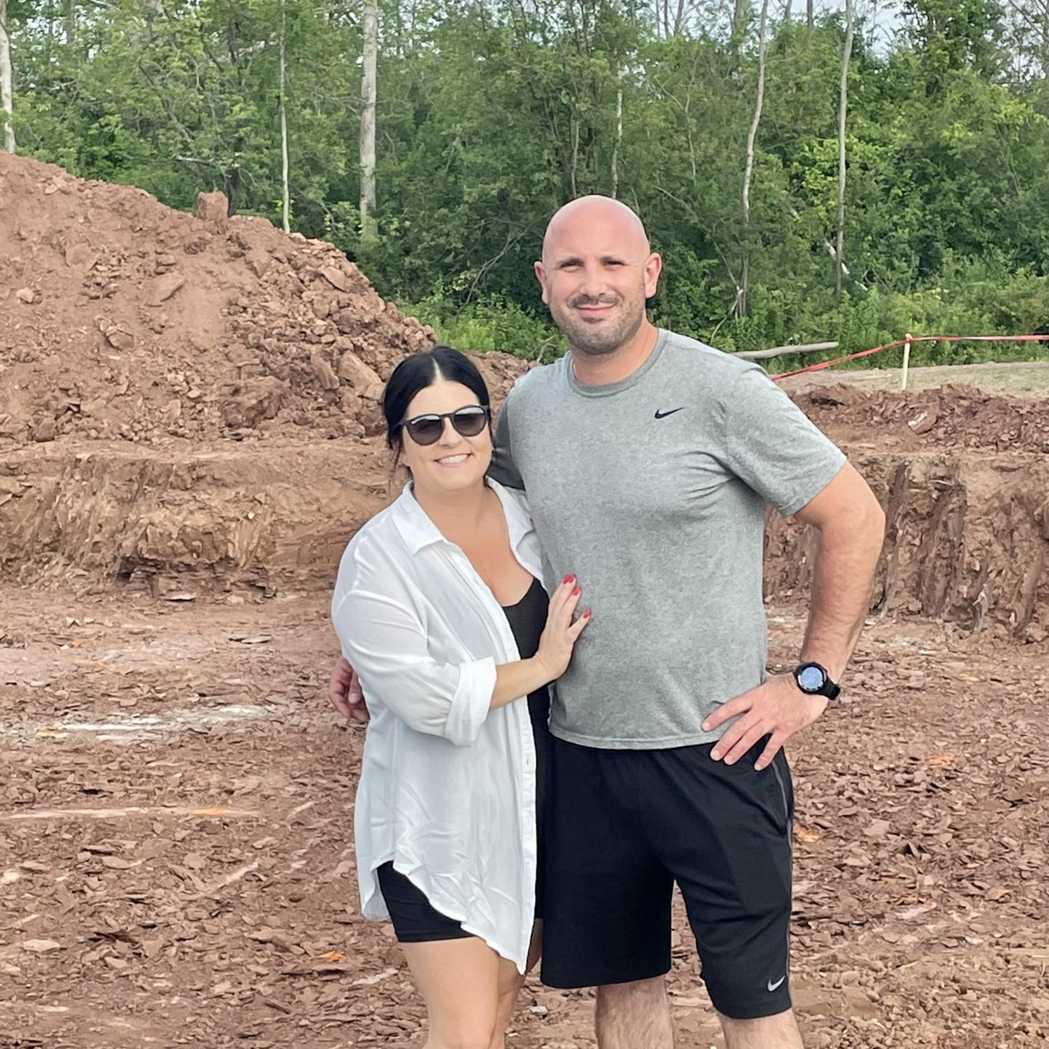 The day we broke ground on our new house! 7/10/23