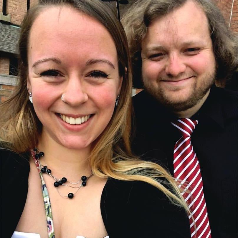 We got all dressed up for another wedding!