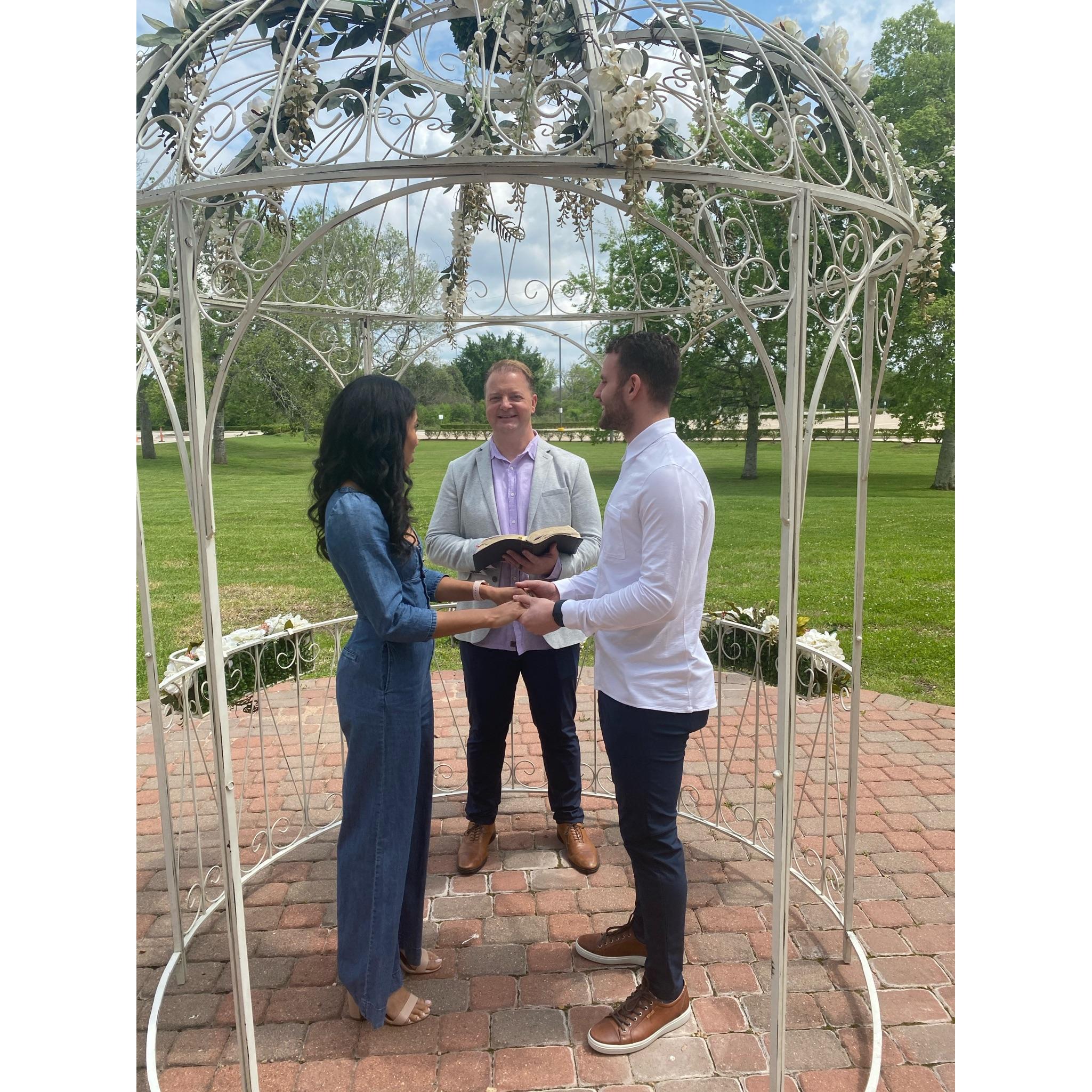 our fake wedding